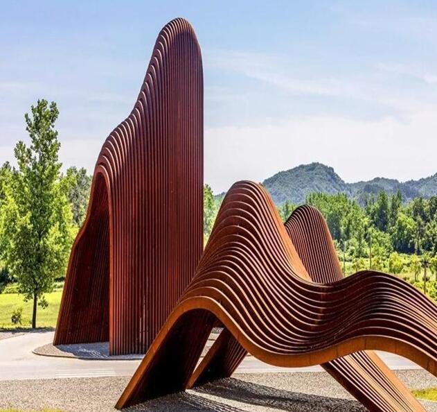 鄄城锈钢板造型